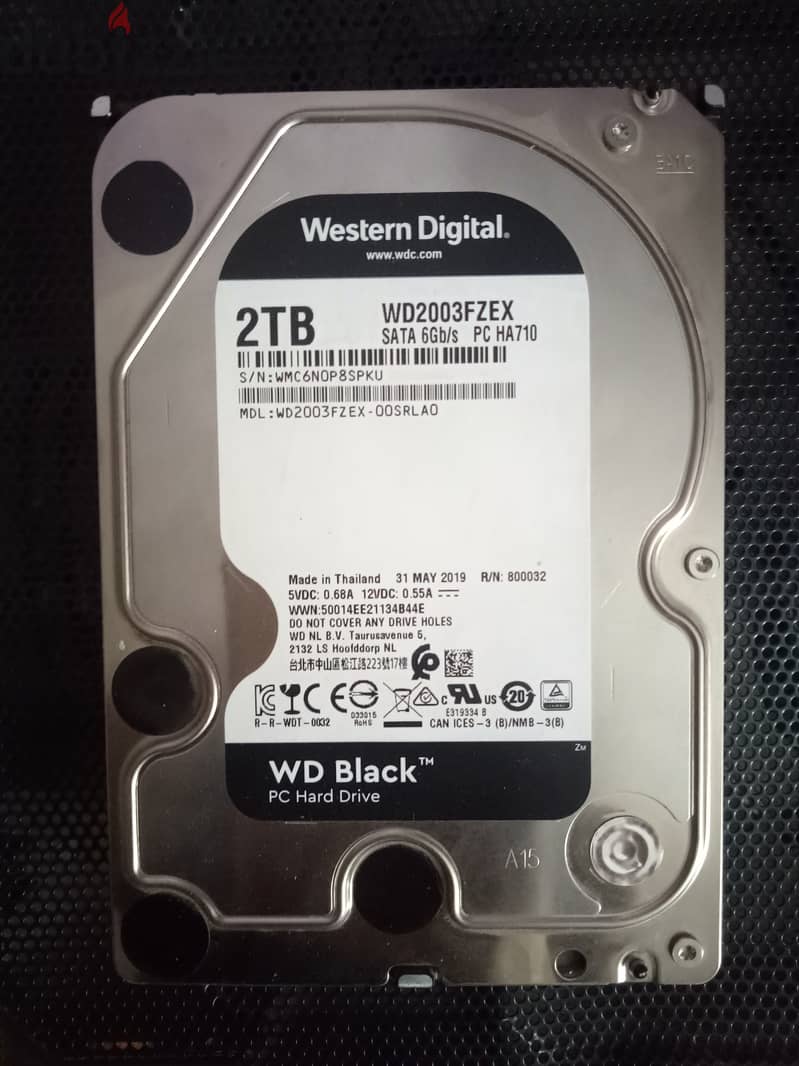 Western Digital black 0