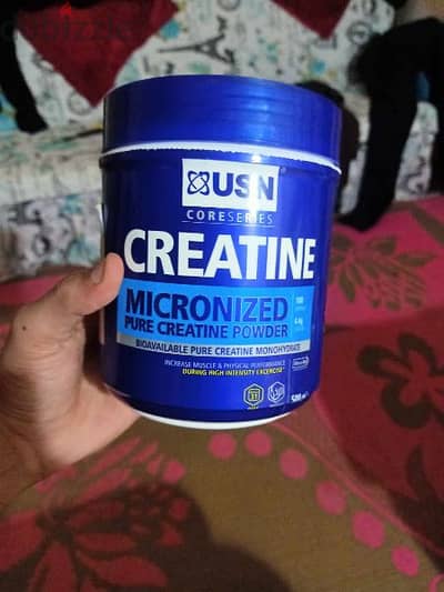 كرياتين Micronized Monohydrate 500g. . 100 Scope. . USN. . . un flavored