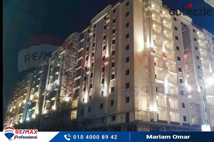 Receive your apartment with a direct view of Transport and Engineering Street in Smouha 9