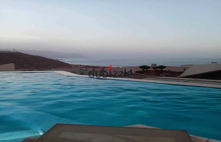 chalet with garden  furinshed for sale in il monte galala ain elsokhna view lagoon amazing price 2