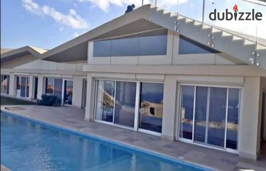 chalet with garden  furinshed for sale in il monte galala ain elsokhna view lagoon amazing price 3