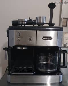 Delonghi double coffee machine american and espresso