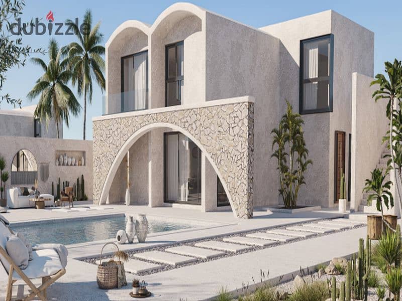 شالية  متشطب  للبيع في سولت راس الحكمة  بالتقسيط  على 8 سنين  - Salt Ras El hekma North Coast 7