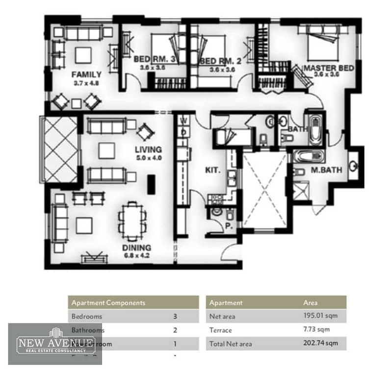 Fully Furnished Apartment in Boulevard with Specious View in Mivida New Cairo, Landscape View / North Oriented 3