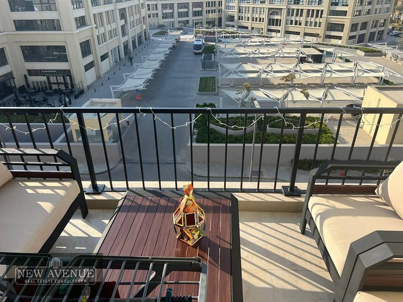 Fully Furnished Apartment in Boulevard with Specious View in Mivida New Cairo, Landscape View / North Oriented 4