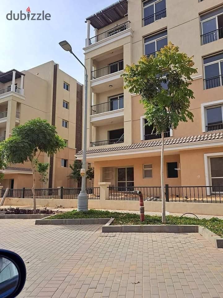 Duplex with garden for sale with a fantastic view of the lagoon in Sarai Compound, Suez Road, directly 9