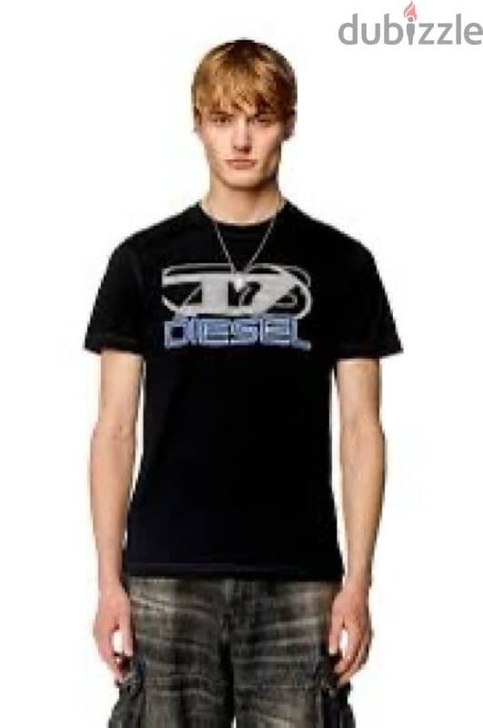 Diesel T-shirt with oval D 78 Print 0