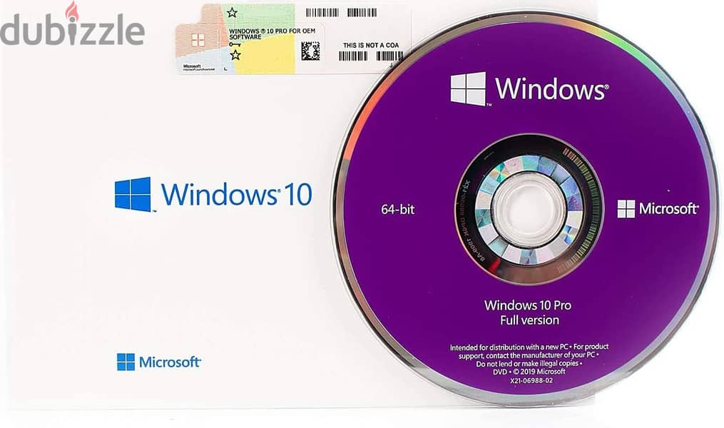 دي في دي او اي ام ويندوز 10 برو 64 بت - ويندوز 10 احترافي 64 بت - تر 0