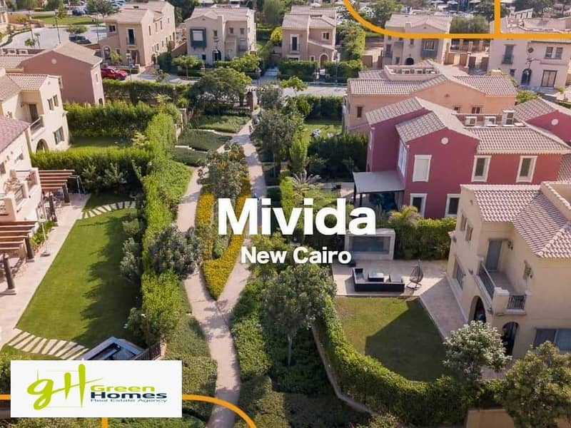 Ready to move TownHouse 280m for sale in Mivida | Emaar, New Cairo 5