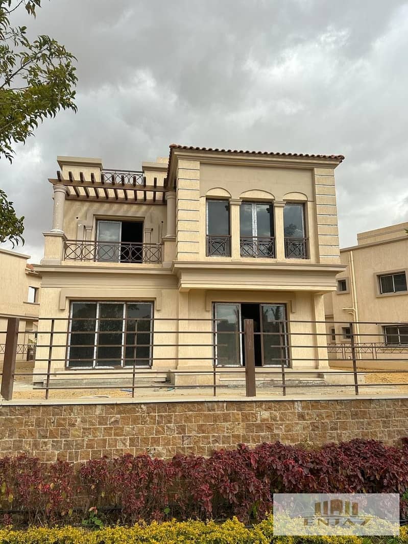 Standalone Villa for Sale in Madinaty, Model D3, immediate delivery, wide garden 481sq 1