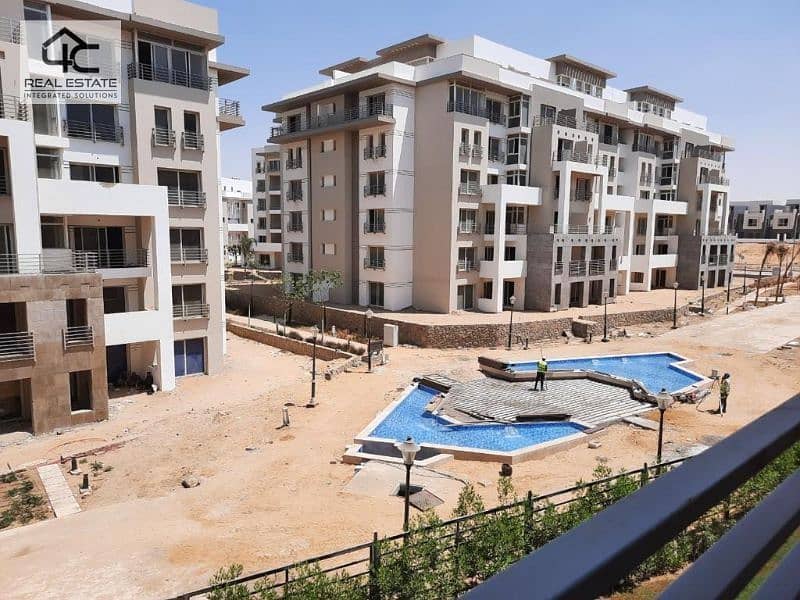 Duplex 216 m with down payment and installments with view landscape prime location in Hyde Park Compound 7