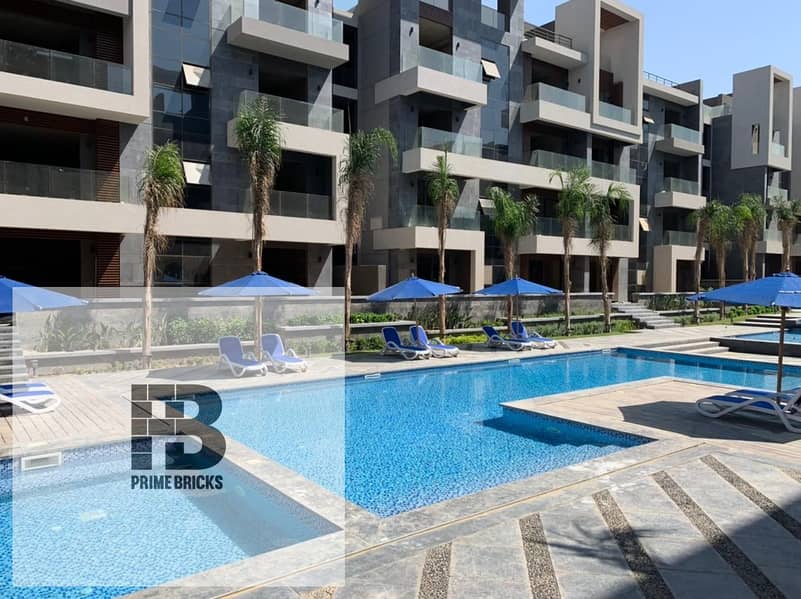 for sale apartment  170 s 0% down payment in El Patio Sola El Shorouk compound In front of Madinaty Gate 3 6