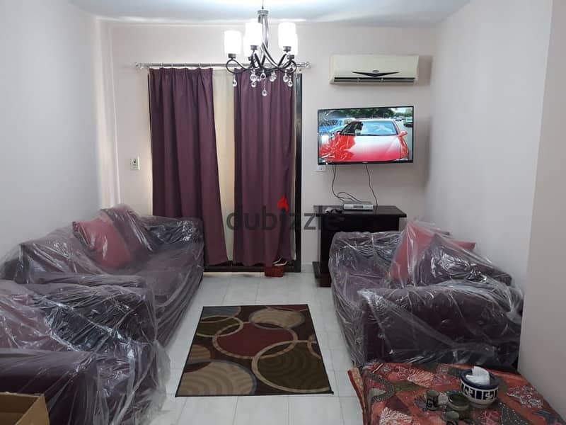 Furnished apartment for rent in Al-Rehab - Fifth Phase - fully air-conditioned 2