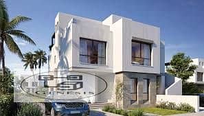 Villa for Sale by Hassan Allam 200 sqm views of a swimming pool Swan Lake West 9