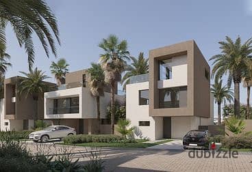 Townhouse for sale, 4 rooms + garden, hotel finishing, in IL BAYOU, Sahl Hasheesh, in installments