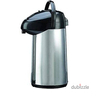 Home Vacuum Insulating Flask Silver/Black ترمس هوم 3.5 لتر صب سهل 1