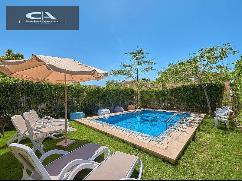 *Resale* villa, fully finished, with furniture and appliances, Ready to move, in Hacienda White With a swimming pool and private garden 6