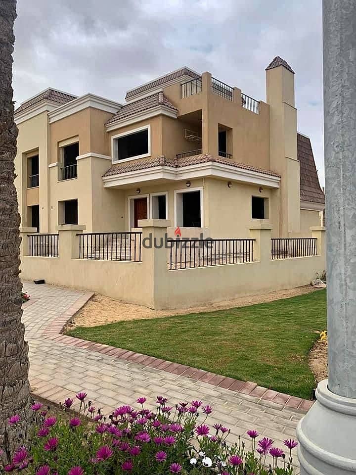 Own the last S Villa in the best phase of the villa inside Sarai Compound in installments 2