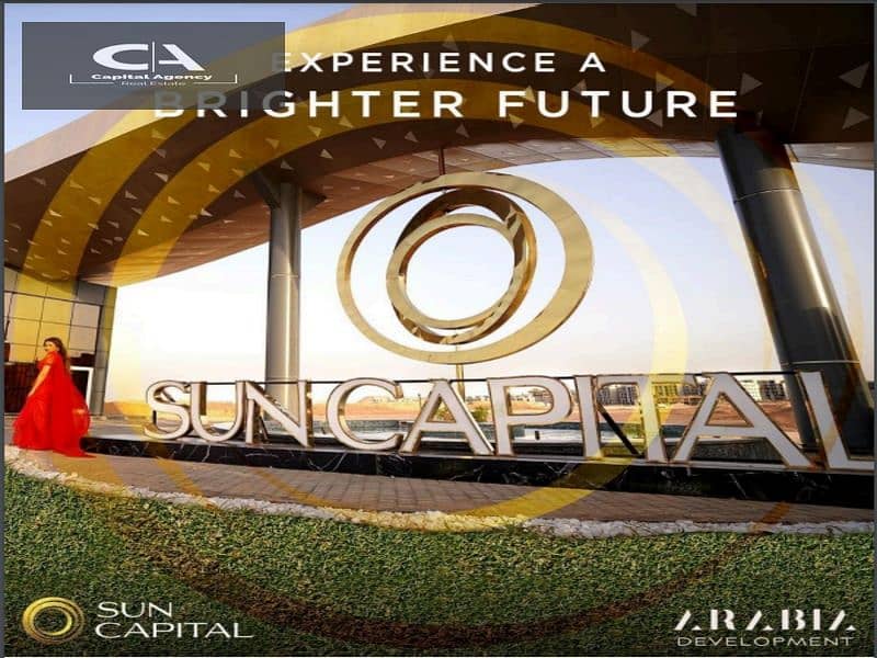 Own an apartment with 10% down payment and ready to move in the heart of October in Sun Capital Compound, with a distinctive view on the landscape 4