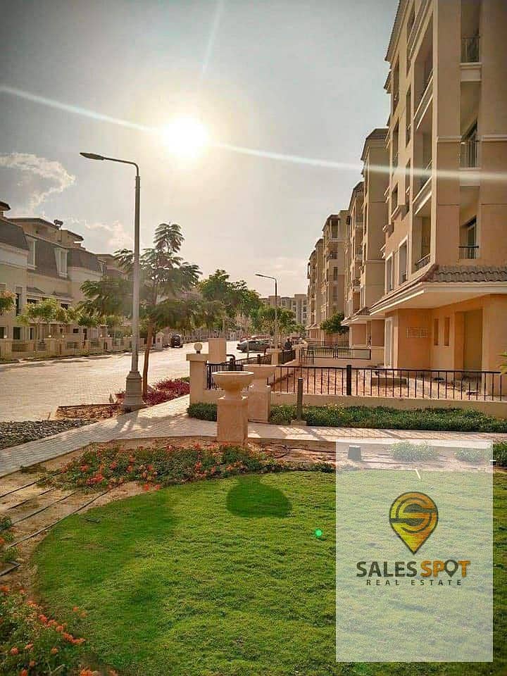 apartment with garden in sarai compound 2