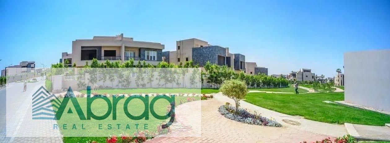 For sale, a twin house villa with a distinctive view, immediate delivery, Al Karma 4 Compound, Sheikh Zayed 0