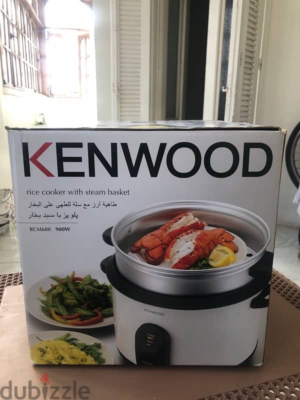 طباخة رز بالبخار kenwood rice cooker 2.5 l 2