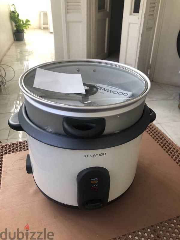 طباخة رز بالبخار kenwood rice cooker 2.5 l 6