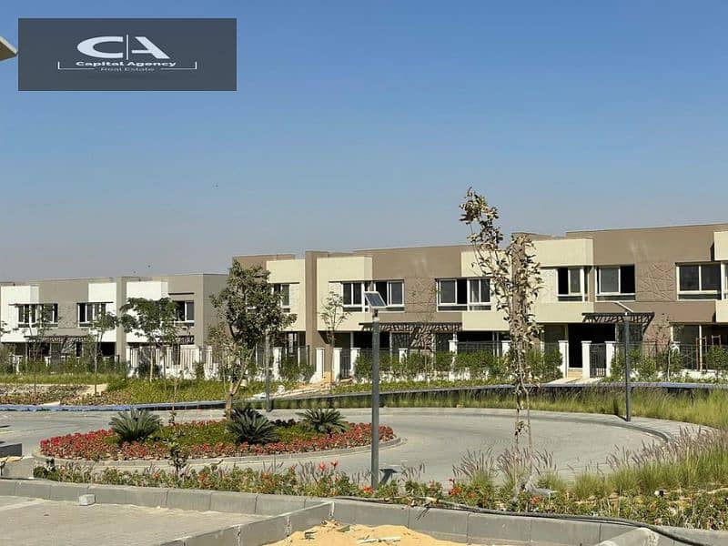 Apartment for sale, 80 meters, with only 5% down payment In the heart of October in Badya Palm Hills Compound View on the landscape | Installments ove 2