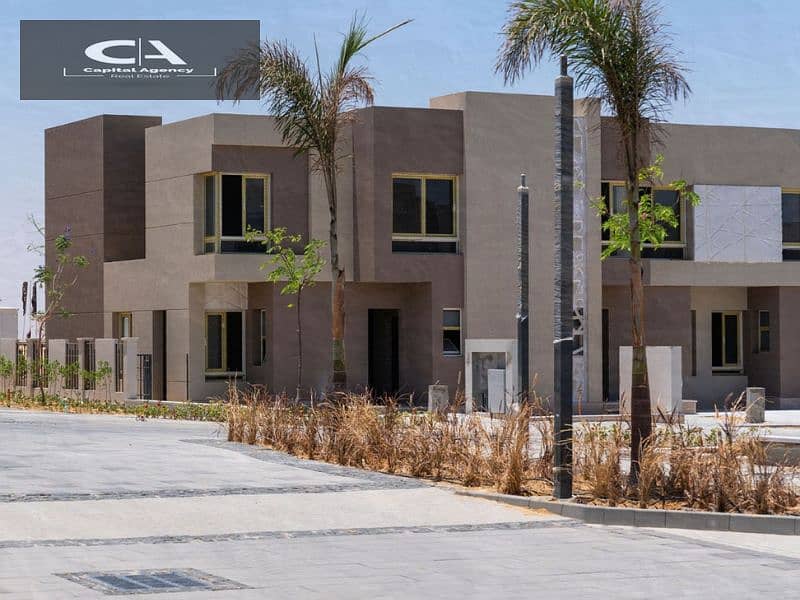 Apartment for sale, 80 meters, with only 5% down payment In the heart of October in Badya Palm Hills Compound View on the landscape | Installments ove 3