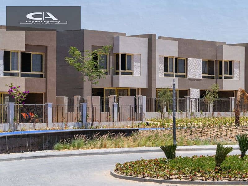 Apartment for sale, 80 meters, with only 5% down payment In the heart of October in Badya Palm Hills Compound View on the landscape | Installments ove 7