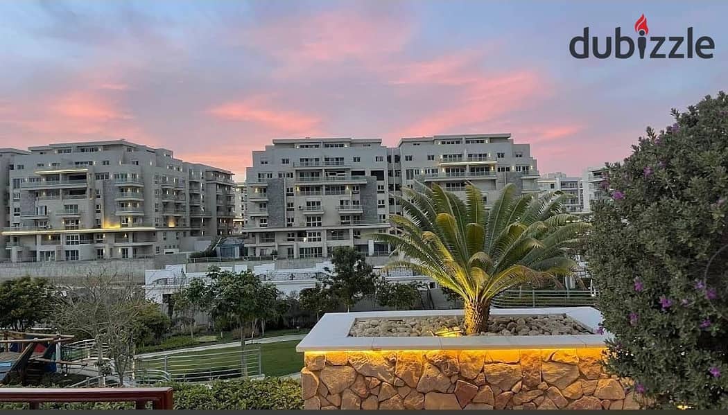 Immediate delivery in Mountain View, an apartment with a garden next to Palm Hills, directly in the heart of the compound, minutes from Mivida 4