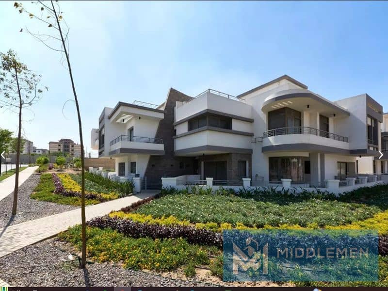 Q villa duplex 204m garden 39m delivered prime location , taj city new cairo 3