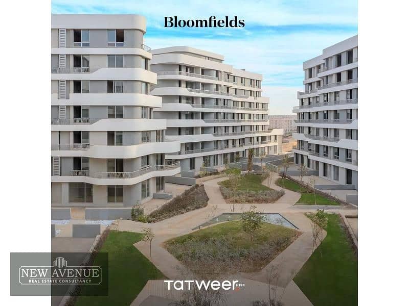 Corner north-oriented apartment in Bloomfields Mostkbal city, First floor,3 bedrooms,2 bathrooms, Bua 149 m 5