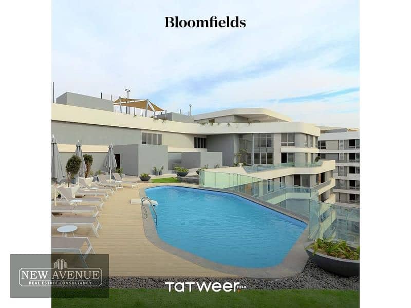 Corner north-oriented apartment in Bloomfields Mostkbal city, First floor,3 bedrooms,2 bathrooms, Bua 149 m 6