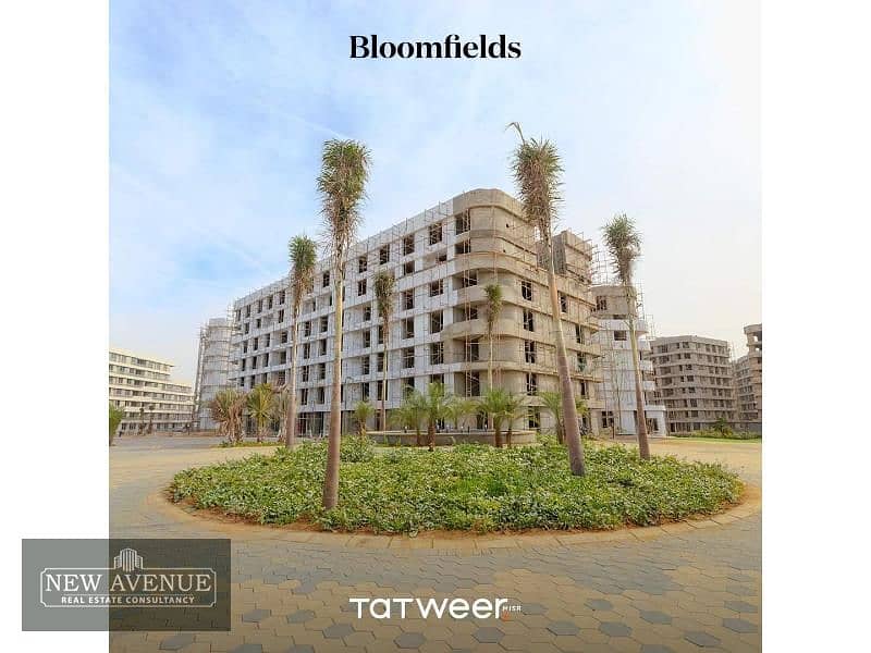 Corner north-oriented apartment in Bloomfields Mostkbal city, First floor,3 bedrooms,2 bathrooms, Bua 149 m 7