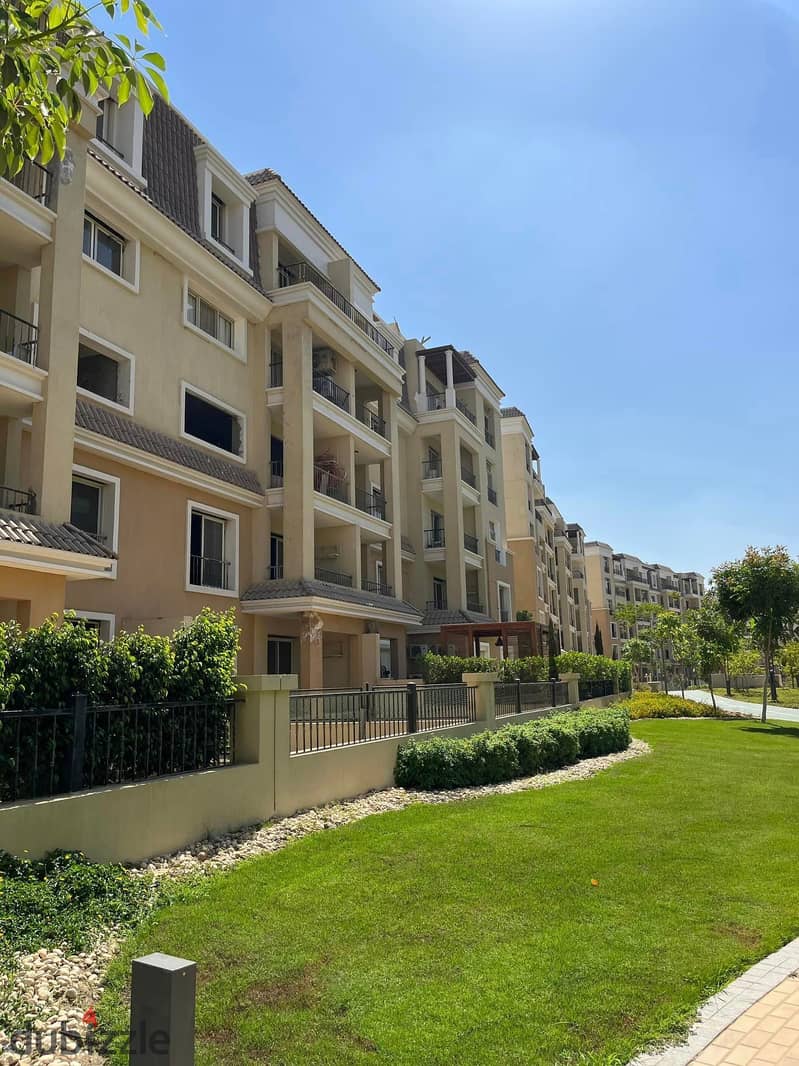 Apartment for sale, 2 bedrooms, 110 meters, next to Madinaty - Sarai Compound 1