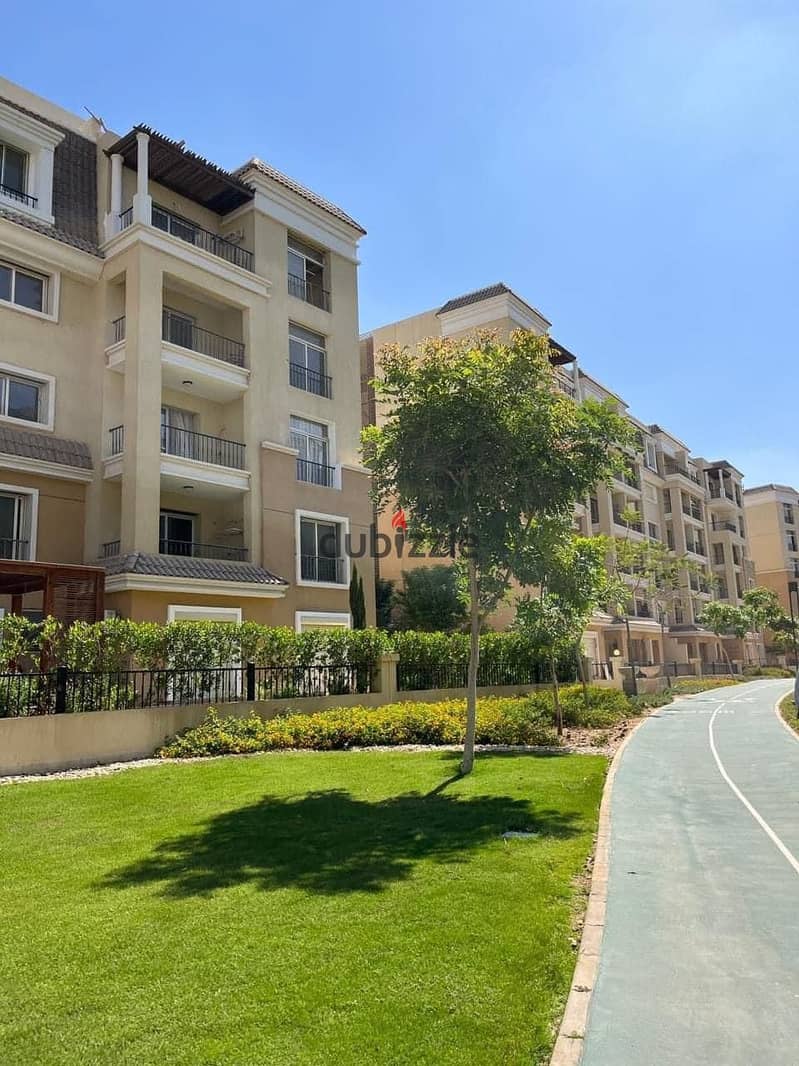 Apartment for sale, 2 bedrooms, 110 meters, next to Madinaty - Sarai Compound 3