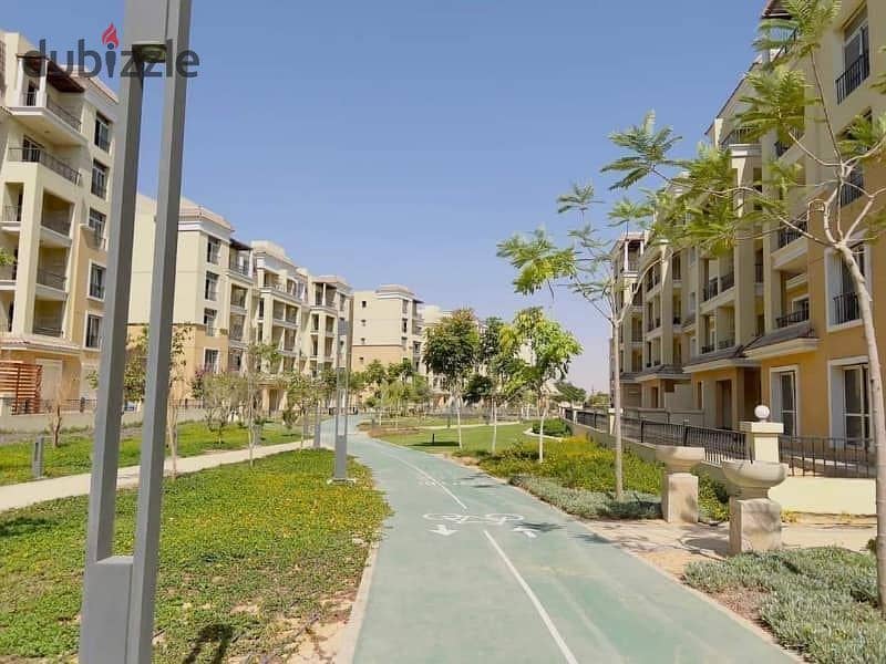 Apartment for sale, 2 bedrooms, 110 meters, next to Madinaty - Sarai Compound 10