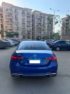 Mercedes-Benz C180 2022 AMG blue*Red وكيل