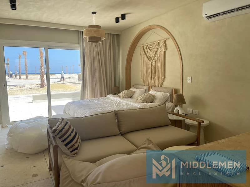 chalet 107 m fully finished prime location open view , seashore north coast 5