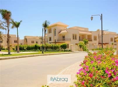 Mega twin house for sale in Sheikh Zayed Greens Compound swimming pool