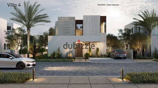 For sale, a stanalone villa of 240 m, Solana Compound, New Sheikh Zayed