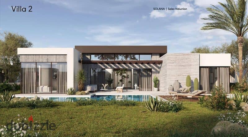 For sale, a stanalone villa of 240 m, Solana Compound, New Sheikh Zayed 18