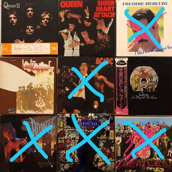 used vinyle  Japanese  press اسطوانات مستعمله بحاله الجديد 9