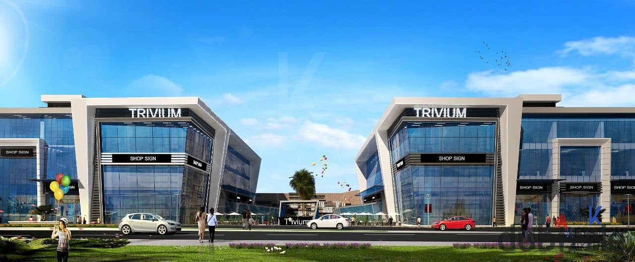 Clinic for rent 72m in Trivium Mall Sheikh Zayed, immediate delivery 4