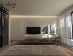 شقه فندقيه 200 متر امام مطار سفنكس و بجانب النادي الاهلي تشطيب فندقي smart home 0