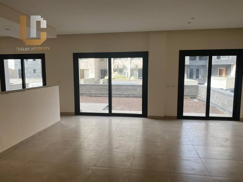 Garden Duplex for Sale Ready to Move Fully Finished Installments Trio Gardens New Cairo 1