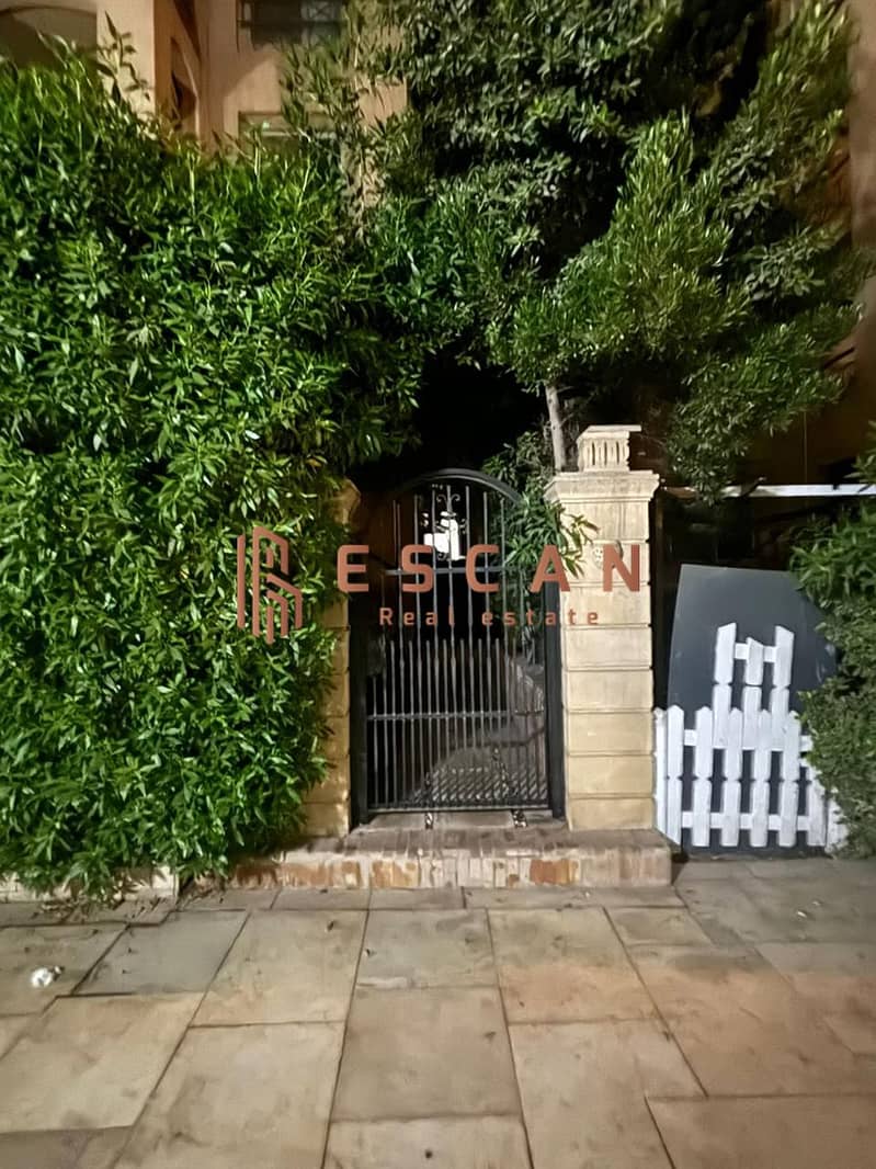 90-meter ground floor apartment with 70-meter garden for sale in Al-Rehab, fully special finishes, prime location, and kitchen 11