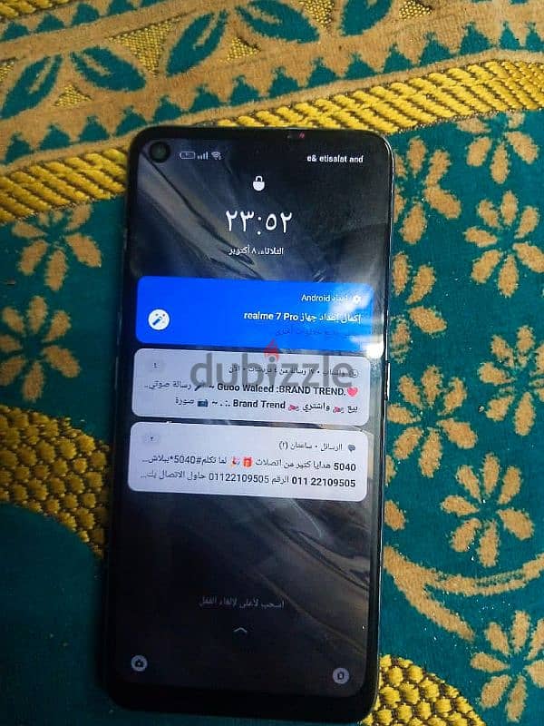 جهاز realme 7pro كسر زيرو 128/8 شغال كويس لقطه سرعه البيع 1