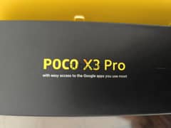 جهاز بوكو poco x3 pro 256/8 بالعلبة و الشاحن الاصلى . اللون الازرق